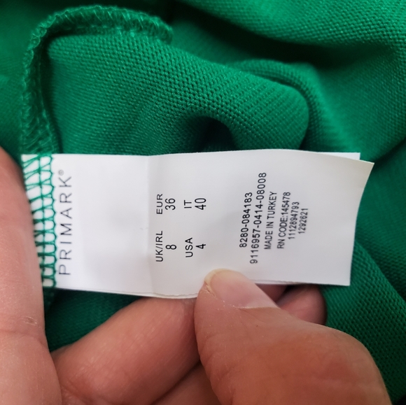 Primark Emerald Green Vintage Style Dress - Picture 10 of 11